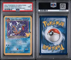 2021 POKEMON CELEBRATIONS CLASSIC COLL #8 DARK GYARADOS-HOLO PSA 9 Mint - Image 3