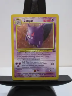 Pokemon TCG- Gengar - 5/62 Fossil Set- Holo HP - Image 1