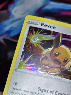 Pokemon TCG Eevee SWSH118 Cosmos Holo Black Star Promo 🍥NICE SWIRL PLACEMENT🍥 - Image 2