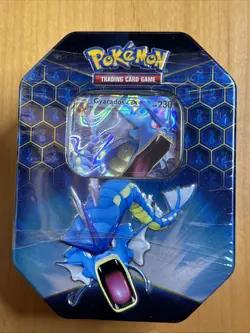 Pokemon TCG Hidden Fates Tin Gyarados SEALED 820650804816 - Image 1