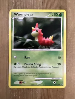Wurmple - 103/127 - Common VLP, English Pokemon Platinum - Image 1
