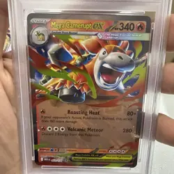 2025 Pokemon Meg En Mega Camerupt EX 22 PSA 10 GEM MT - Image 3
