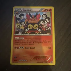 Pokemon Emboar Legendary Treasures Holo Rare 27/113 2013 Stage 2 150 HP - Image 1