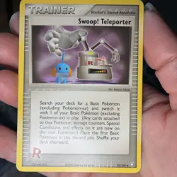 Pokemon Swoop! Teleporter 92/109 EX Team Rocket Returns 2004 Uncommon NM - Image 1