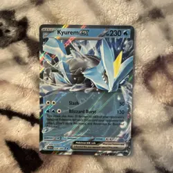 Kyurem ex 028/086 Black Bolt & White Flare Double Rare Holo Pokemon TCG NM/M - Image 1