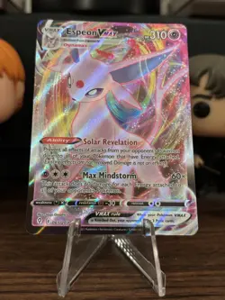 Pokemon TCG Espeon VMAX 065/203 Sword & Shield Evolving Skies Full Art Holo - Image 3
