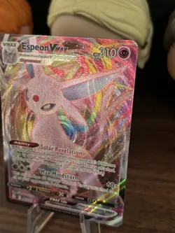 Pokemon TCG Espeon VMAX 065/203 Sword & Shield Evolving Skies Full Art Holo - Image 5