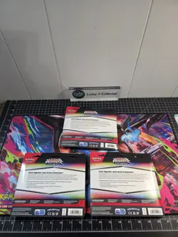 Pokemon TCG Prismatic Evolutions Tech Sticker Collection Set Lot 3X Sealed New - Image 3