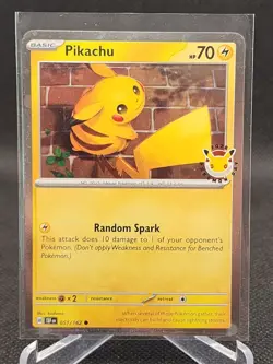 Pokemon Tcg - Pikachu 051/162 - Pokemon Day 2026 - Promo Stamped - Image 1