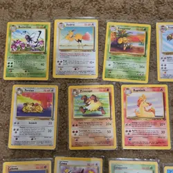 Pokemon Jungle Set unlimited (32)Cards Wizards of the Coast 1999 card no 33-64 - Image 2