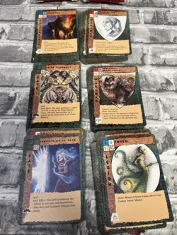 Blood Wars Trading Card Game 2 Pack Booster Packs TSR Vintage TCG 100 Cards - Image 4