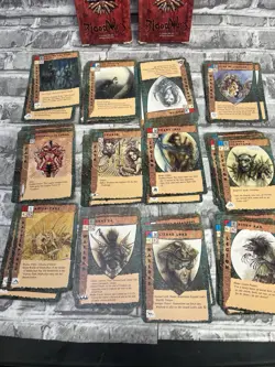 Blood Wars Trading Card Game 2 Pack Booster Packs TSR Vintage TCG 100 Cards - Image 5