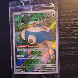 Snorlax SVP EN 051 Black Star Promo Scarlet & Violet Pokemon 151 Card - SEALED - Image 2