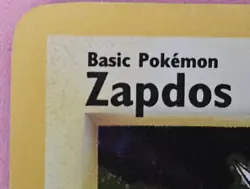 Vintage Pokemon TCG Base Set 2 WoTC Zapdos Holo Rare Card #20/130 LP - Image 5