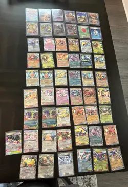 55 Pokemon Card Lot – EX / Mega EX / Full Art – Lugia, Charizard, Sylveon - Image 1
