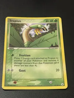 Pokemon Tropius 27/101 EX Hidden Legends Rare Regular Basic 80 HP English Card - Image 1