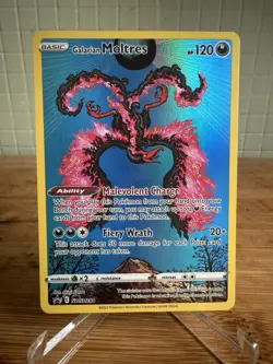 Pokemon Card - Galarian Moltres Full Art Promo SWSH284 Holo Rare - M/NM - Image 1
