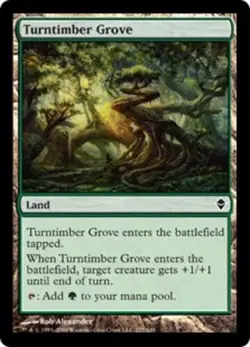 Turntimber Grove - Foil x1 - Zendikar - NM-Mint, English - Zendikar - Image 1