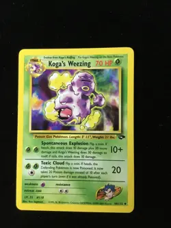 Pokemon TCG Koga's Weezing Gym Challenge 50 Regular Unlimited Uncommon NM NP - Image 1