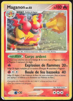Carte Pokemon Maganon 31/132 Holo Merveilles Secretes Francais - Image 1