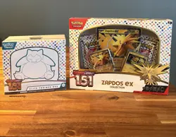 Pokemon 151 ETB Elite Trainer Box & Zapdos ex Sealed Bundle Scarlet & Violet - Image 1