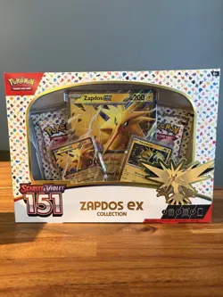 Pokemon 151 ETB Elite Trainer Box & Zapdos ex Sealed Bundle Scarlet & Violet - Image 5