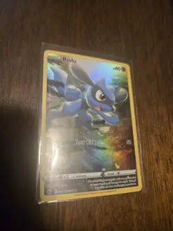 Pokemon Crown Zenith Galarian Gallery Riolu GG26/GG70 Ultra Rare Full Art Holo - Image 1