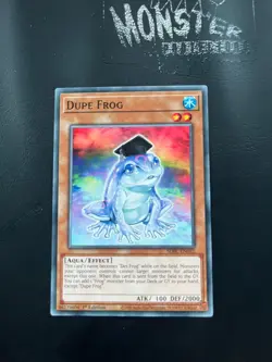 YUGIOH DUPE FROG COMMON SDFC-EN022 1ST EDITION - Image 1