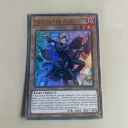 Yu-Gi-Oh TCG Medius the Pure DUAD-EN008 Ultra Rare 1st Edition Mint - Image 1