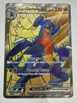 Cynthia's Garchomp EX Promo SV Scarlet & Violet Holo Card 204 NM - Image 1