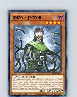 Yu-Gi-Oh TCG Jinzo - Jector LED7-EN041 1st Edition Regular Common Card NM - Image 1