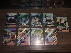 Lot Of 9 Full Illustration Pokemon Trainer Cards All Nm To Mint Varying Sets - Image 1