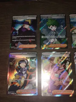 Lot Of 9 Full Illustration Pokemon Trainer Cards All Nm To Mint Varying Sets - Image 2