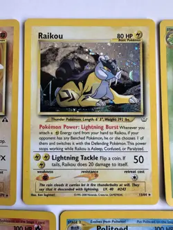 Lot Of 7 Pokemon TCG Set HOLO Rare Cards Assortment Collection NEO ERA VINTAGE - Image 4
