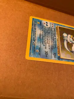 Pokemon TCG Vaporeon Card 12/64 - HOLO FOIL Shiny Base Jungle *LP* Vintage Card - Image 3