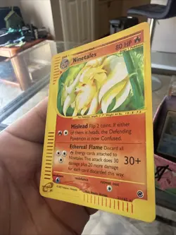 Pokemon Ninetales TCG Holo Card 21/165 Expedition Base Set Nm - Image 4