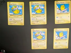 Pokemon Evolutions Lot 5 Cards Flying Pikachu 110/108 x3 + Surfing 111/108 x2 - Image 1