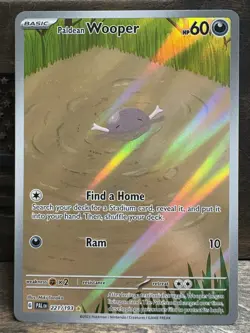 Paldean Wooper - 221/193 - Pokemon Paldea Evolved Illustration Rare Card - Image 1
