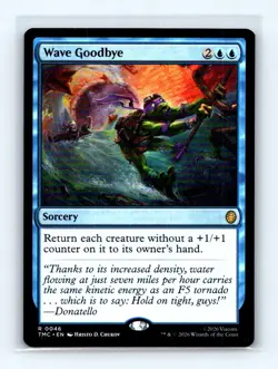 Wave Goodbye -R 0046 - FOIL - Teenage Mutant Ninja Turtles TMNT - MTG - Image 1