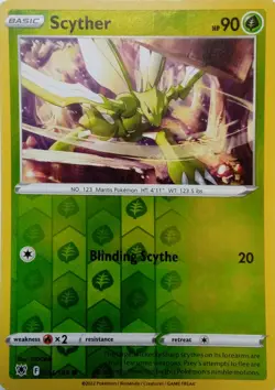 004/189 SCYTHER REVERSE HOLO ASTRAL RADIANCE POKEMON CARD - Image 1