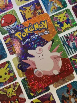 Pokemon 151 Vintage Pocket Monsters Vending HOLO Prism Sticker 2000 Nintendo - Image 1