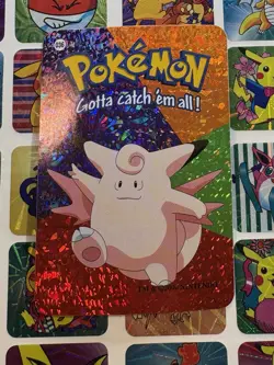 Pokemon 151 Vintage Pocket Monsters Vending HOLO Prism Sticker 2000 Nintendo - Image 3