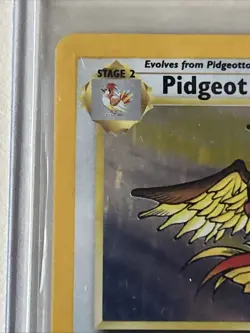 Pokemon Vintage Holo Rare Pidgeot 8/64 Jungle WotC 1999 - Image 3