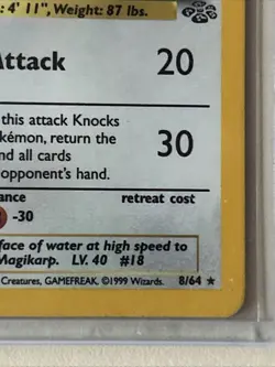 Pokemon Vintage Holo Rare Pidgeot 8/64 Jungle WotC 1999 - Image 5