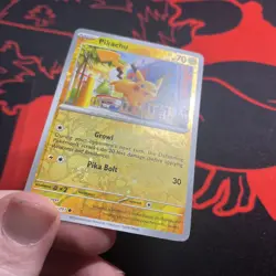 Pokemon TCG Pikachu 018/091 Reverse Holo Cosmos Costco Exclusive NM SWIRL (2x) - Image 2