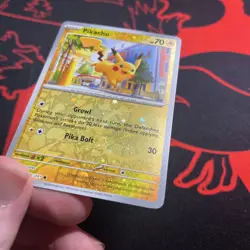 Pokemon TCG Pikachu 018/091 Reverse Holo Cosmos Costco Exclusive NM SWIRL (2x) - Image 3