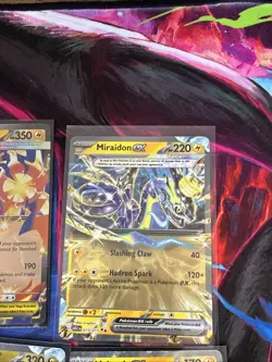 Lot of 4 Pokemon Ascended Heroes EX Mega Eelektross, Voltorb Dragapult Miraidon - Image 5