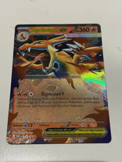 Pokemon TCG Mega Charizard Y EX MEP 030 Black Star Promo Near Mint - Image 1