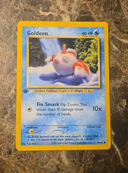 Goldeen 45/64 Neo Revelation Regular 1st Edition Vintage Pokemon Nm (Yuka Murii) - Image 1