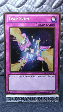 | Yugioh Trap Stun PGLD-EN090 Premium Gold Rare NM 🔥 | - Image 1